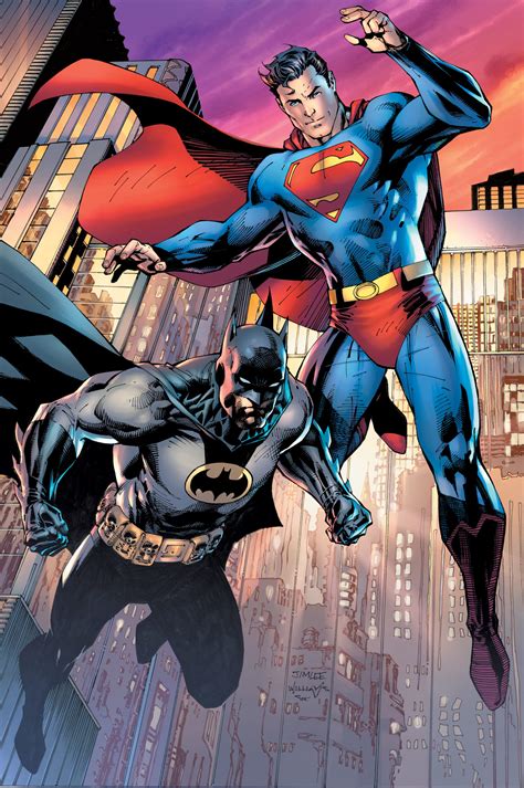 Batmansuperman Worlds Finest Art By Jim Lee