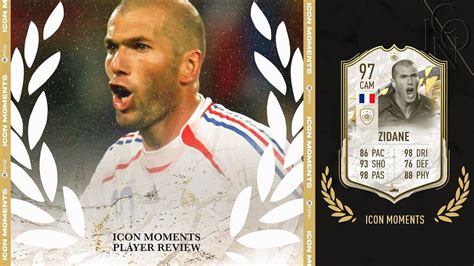 Icon Moments Zidane Player Review 97 Fifa 22 Ultimate Team Youtube