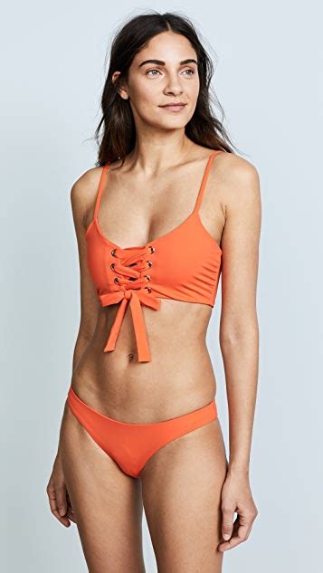 Mara Hoffman Scarlett Lace On Bikini Top SHOPBOP