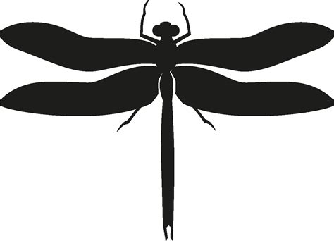 Insects Set Silhouette Png Dragonfly Clipart Full Size Clipart