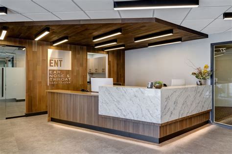 ENT Clinic Design Reception Desk Design Office Counter Design
