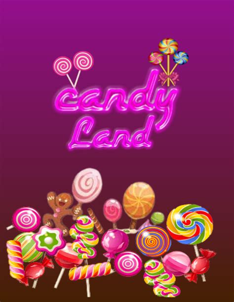 Candy Land Flyer Template Postermywall