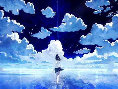 Anime Cloud Wallpapers Top Free Anime Cloud Backgrounds