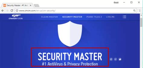 Security Master Android Malware App Removal (July 2020 Update)