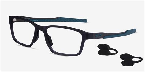 Oakley Metalink Rectangle Satin Gray Smoke Frame Glasses For Men Eyebuydirect Canada