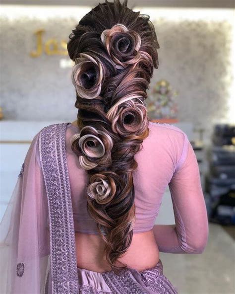 Find a bridal hairstyle that will have you looking and feeling your best on your wedding day — from hairstyles with veils, buns, braids and more. 9 Reception Hairstyles for Indian Brides - Candy Crow