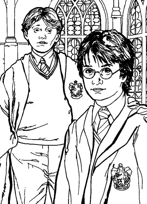 Harry potter is a very popular fantasy novel series by english writer joanne k. Harry potter coloring pages to download and print for free