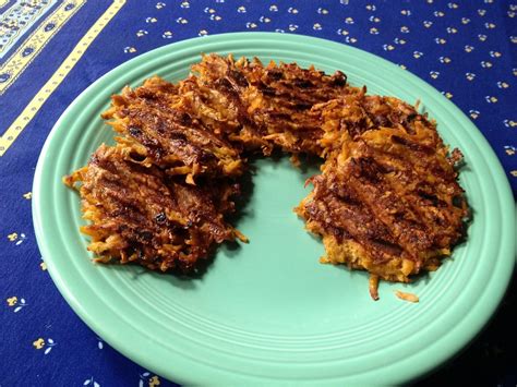 My simple, easy recipe uses a food processor and i use a trick that makes these the best ever. Urban Recipe Demon: Sweet potato pancakes on the panini ...