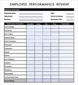 Employee Review Form Word Photos