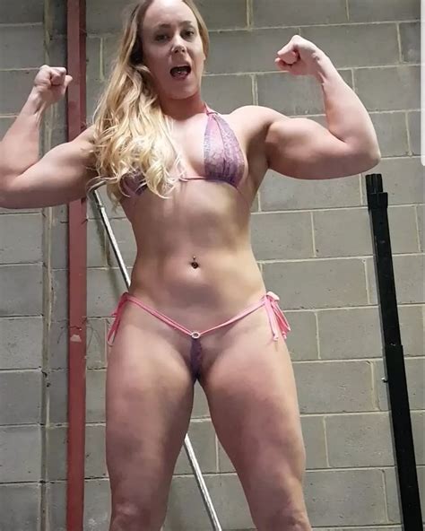 Flexing In Pink Micro Bikini Nude Porn Picture Nudeporn Org