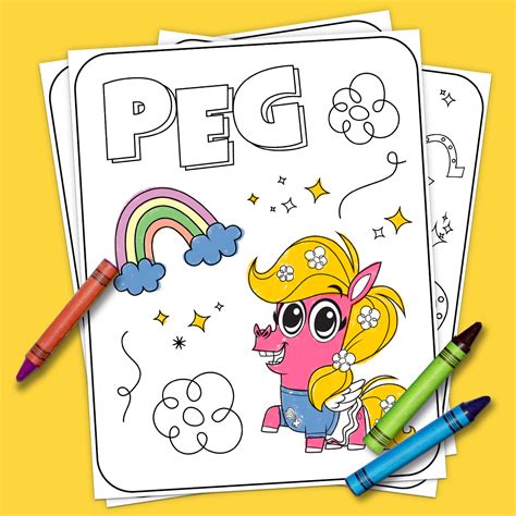Peg Cat Coloring Pages