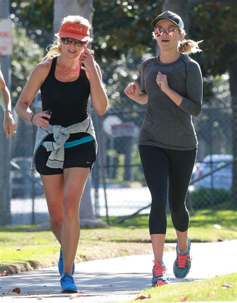 .aniston and reese witherspoon have recreated one of their most memorable scenes together from friends. REESE WITHERSPOON Out Jogging with Friends in Los Angeles ...