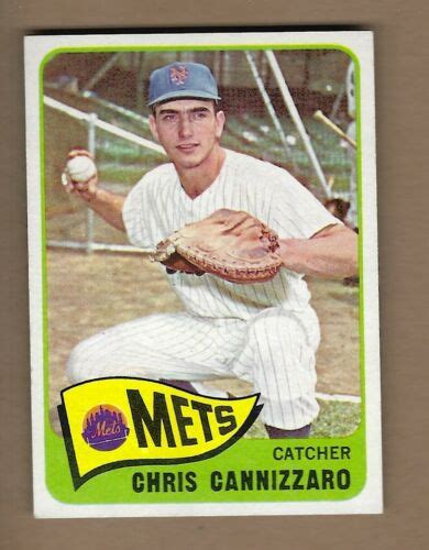1965 Topps Chris Cannizzaro 61 Near Mint Ebay