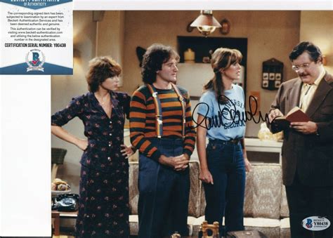 Pam Dawber Signed Mork And Mindy Mindy Mcconnell 8x10 Photo Beckett Bas