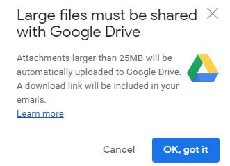 If your file is greater than 25 mb, gmail automatically adds a google drive link in the email instead of including it as an attachment. How to Send Video by Email (Larger than 25Mb via Gmail)