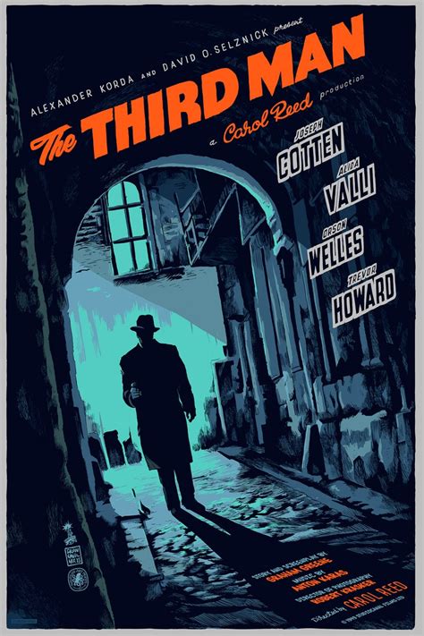The Third Man Movie Poster From Nautilus Prints