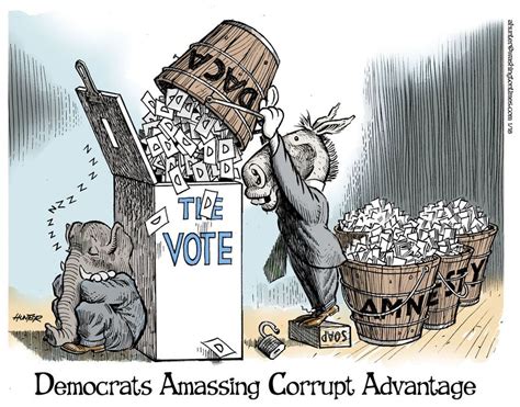 Political Cartoons Campaigns And Elections Democrats Amassing