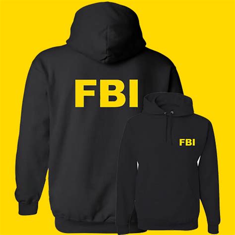 Fbi Federal Bureau Of Investigation Hoodie 2side Baetees