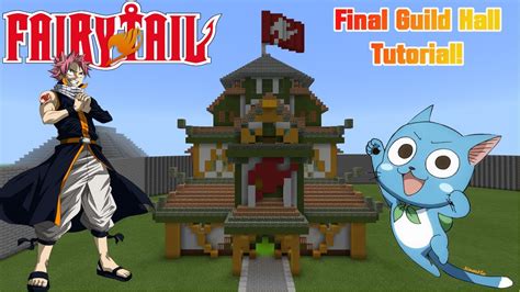 Minecraft Tutorial Fairytail Final Guild Hall Fairytail Anime