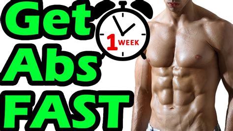 How To Get Abs In 1 Week At Home Fast You Wont Like Hearing This