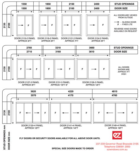 View product minimum to maximum width and height ranges. Standard Sliding Doors Online | Price & Order in 3 Min ...
