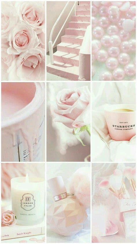 White😍😍 Pink Girly Things Pastel Pink Aesthetic Pink Wallpaper