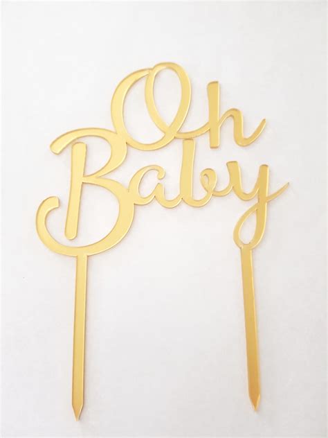 Oh Baby Acrylic Cake Topper Treat Bakeshop