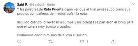 Check spelling or type a new query. Rafa Puente Jr se volvió enemigo de la prensa deportiva en ...