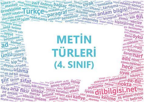 Metin Türleri / Yazı Türleri - 4. Sınıf Konu Anlatımı | DilBilgisi.net