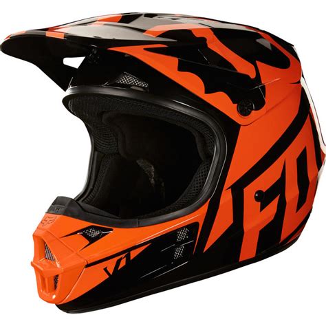 Fox Racing V1 Race Motocross Helmet Helmets