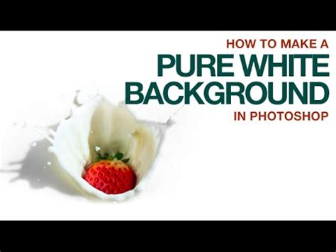 The #1 music stock files, get yours today! How to Make a Pure White Background in Photoshop - YouTube