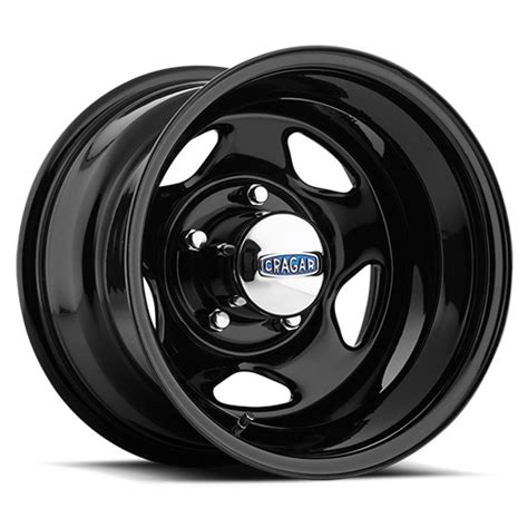 365 V 5 Gloss Black Powdercoated By Cragar Wheels Wheel Size 15x10