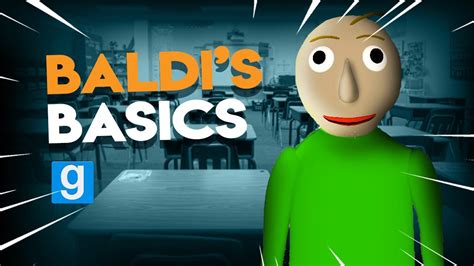 Playing Baldis Basics In Gmod Gmod Official Baldi Map Youtube