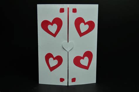 This is how the outside of the card will look like. Twisting Hearts Pop Up Card Template