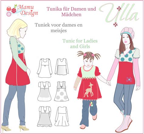 Schnittmuster kostenlos, gratisschnittmuster und tolle anleitungen von ottobre desigen bringen viele kreative ideen. Nähanleitung und Schnittmuster ULLA Tunika, Kleid, Shirt ...