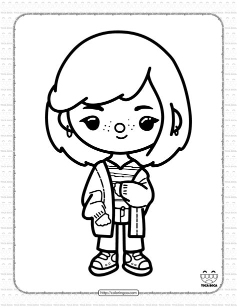 Printable Toca Life Coloring Pages 32