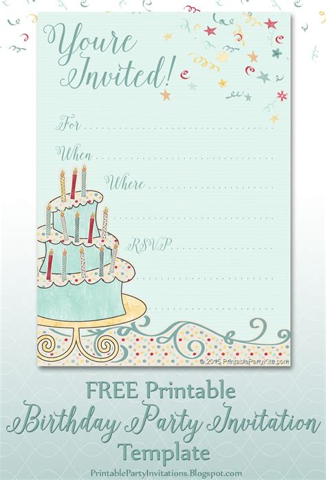 Free Printable Party Invitations Whimsical Birthday Party Invite
