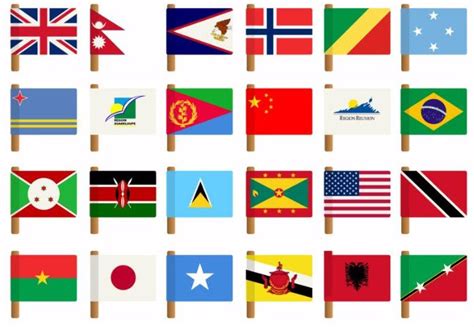Vector bilde av flagget til storbritannia. 10 enkle flagg å teste sin kunnskap på - Klarer du alle 10?