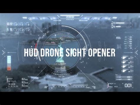 This project using the plugin element 3d v2 project features: HUD Drone Sight Opener | After Effects template - YouTube
