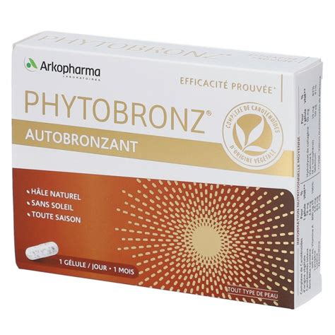 Arkopharma Phytobronz Autobronzant 30 Gélules Pharmacie De Leurope