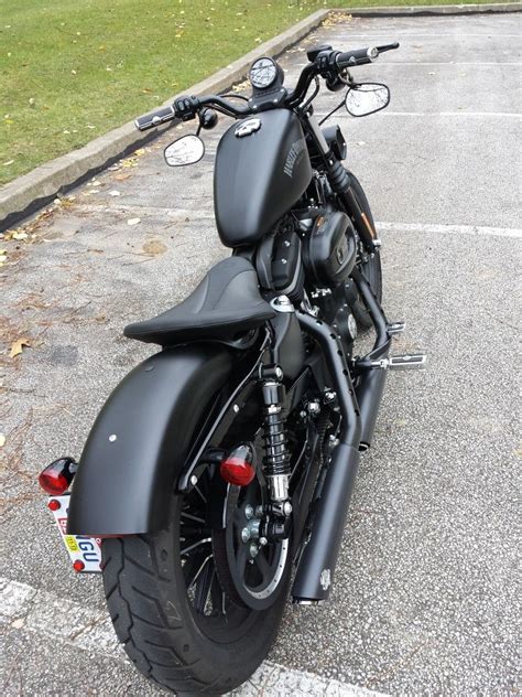 Classic iron cycle center located at 10891 hamilton avenue in cincinnati, oh services vehicles for motorcycle fabrication. Harley Davidson Sportster Black Denim Iron XL883N # ...