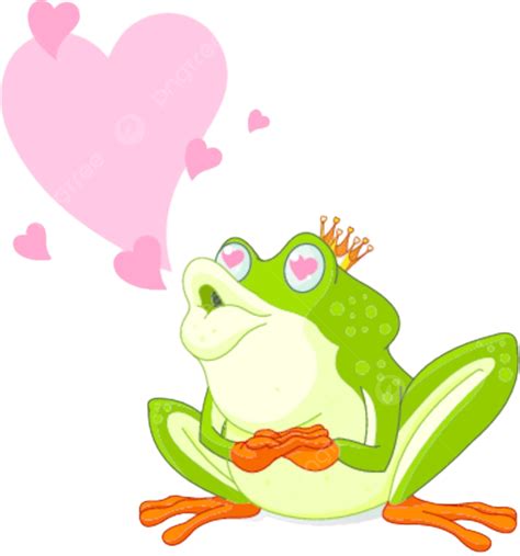 Frog Prince Waiting To Be Kissed Fairy Tale Shape Frog Prince Vector