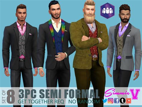 The Sims Resource Simmiev3pc Semi Formal Get Together Required