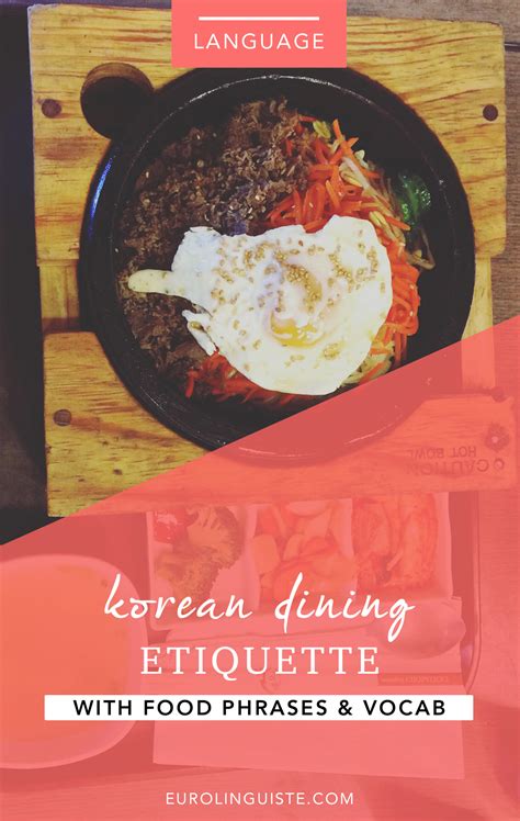 Korean Dining Etiquette With Useful Phrases And Vocab Eurolinguiste