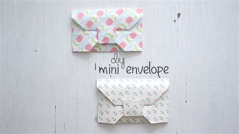 DIY: Mini Envelope - YouTube