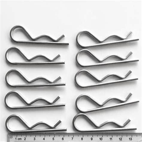 10pcs Heavy Duty Stainless Steel R Clips Retaining Wire Pins Spring Cotter Pins Ebay