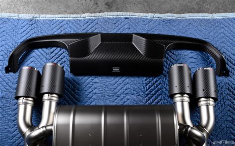 Bmw performance carbon fiber rear spoiler (molded & painted). Akrapovic Evolution Exhaust for F80 M3 And F82 M4 ...