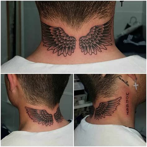 70 Coolest Neck Tattoos For Men In 2021 Neck Tattoo Wing Neck