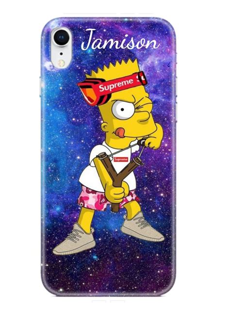 Simpsons Personalised Phone Case For Iphone Simpson Samsung Etsy