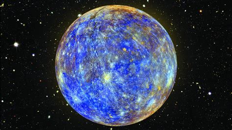 Hubble Deep Field Space Stars Blue Mercury Nasa